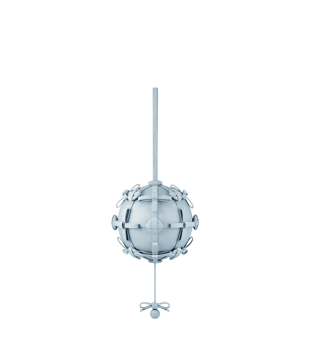 Button Bow Sphere - Cloud