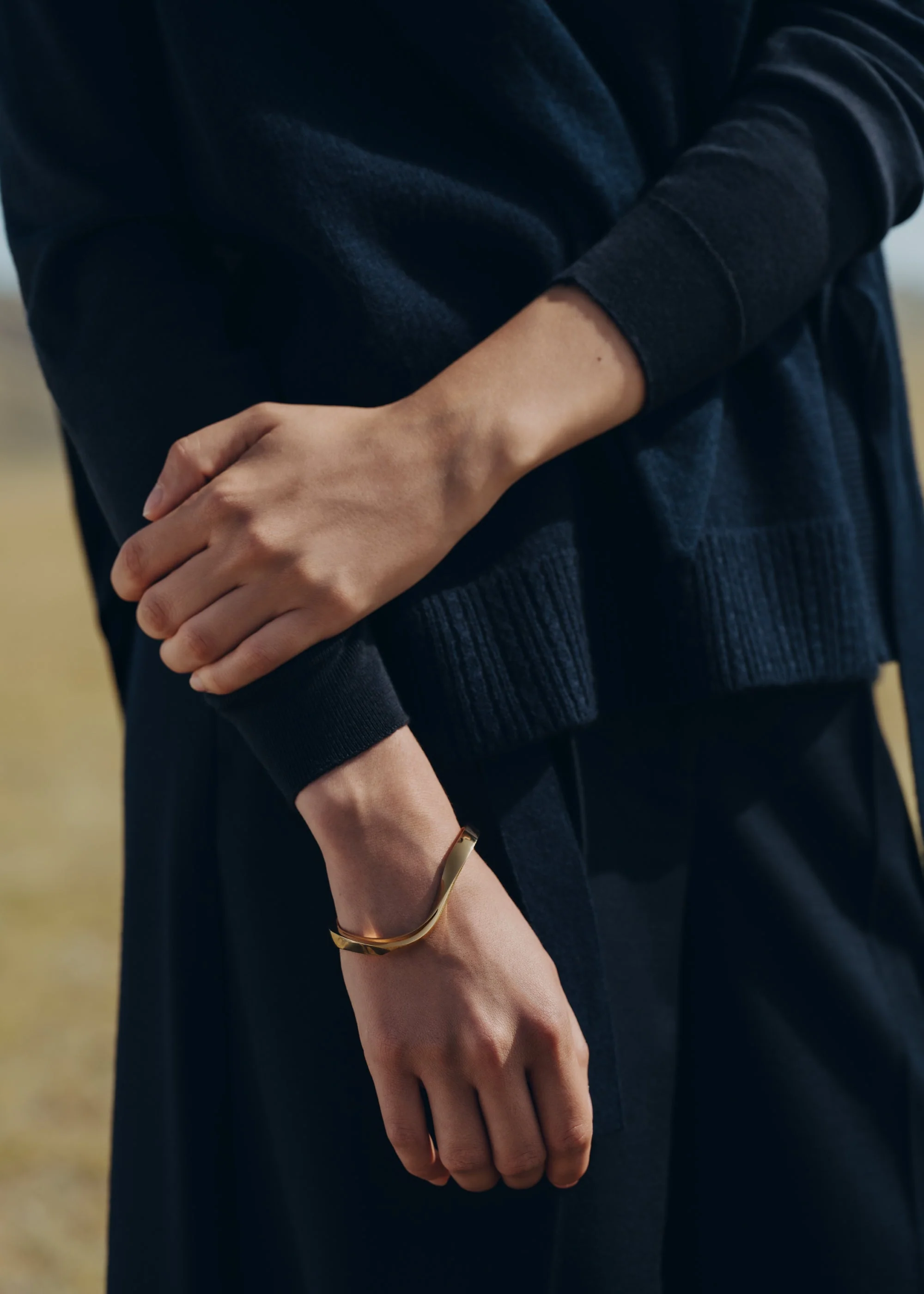 Éole Bangle - 24 carat gold gilded - Image 3