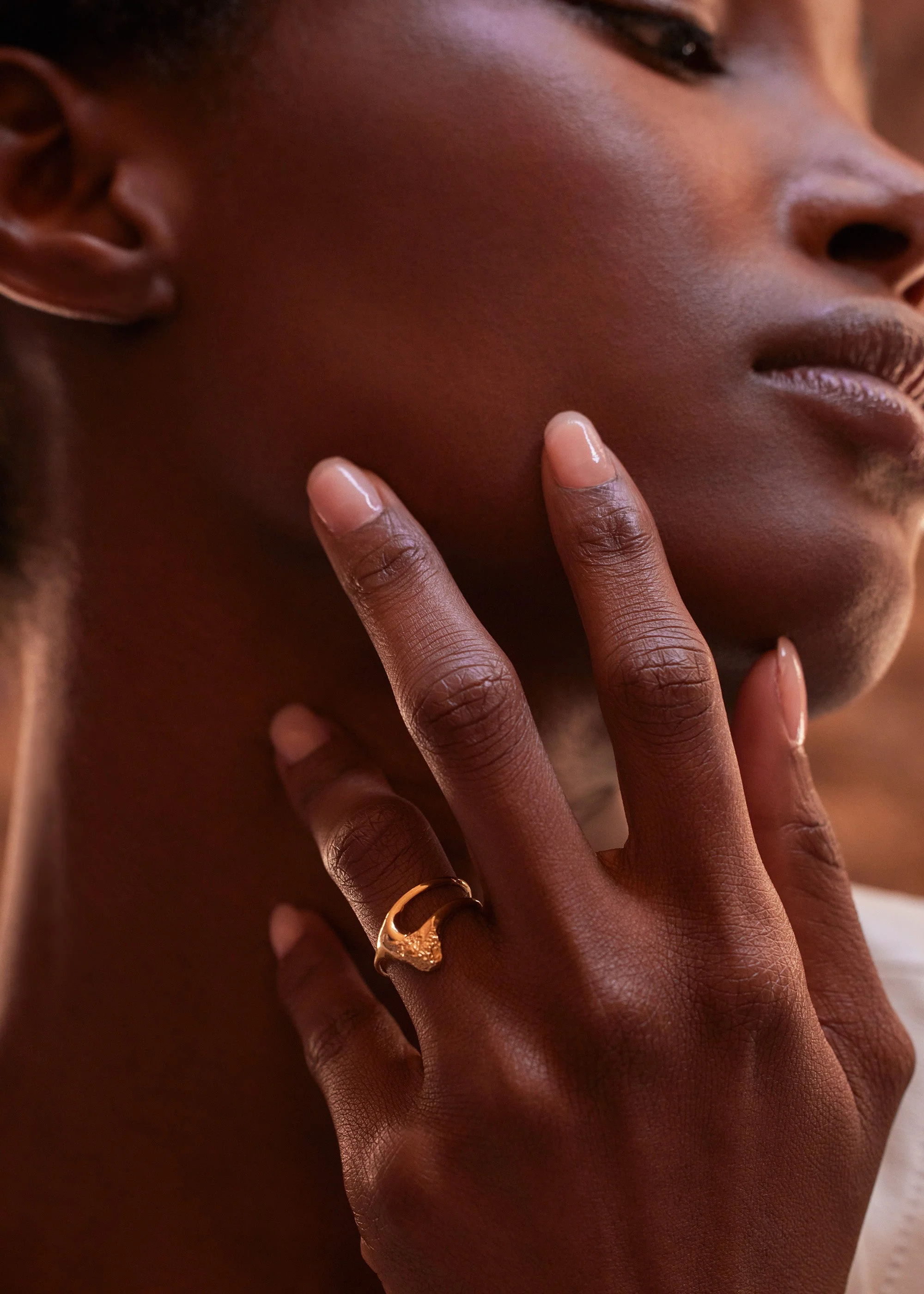 Eroz Fine Ring - 24 carat gold gilded - Image 4