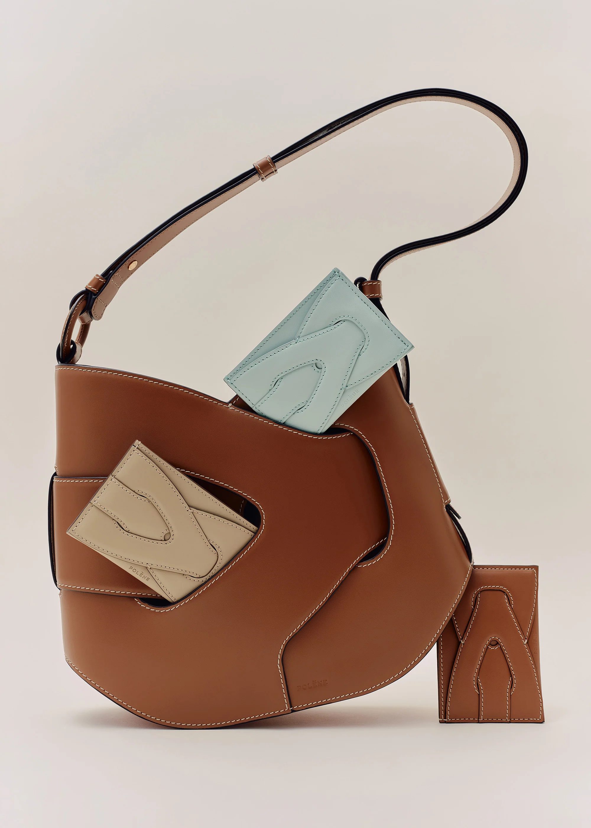 Nodde Card Holder - Taupe - Image 3